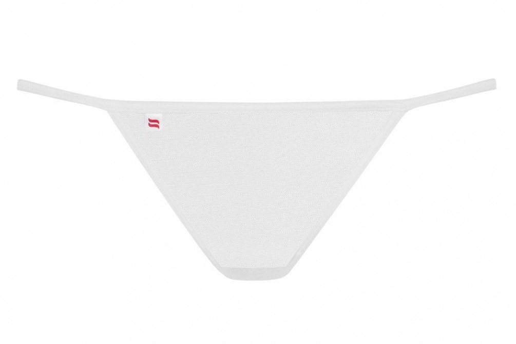 Try this magic combination of incredibly hot details and stu... Obsessive - Luiza Thong - White - L/XL photo-6
