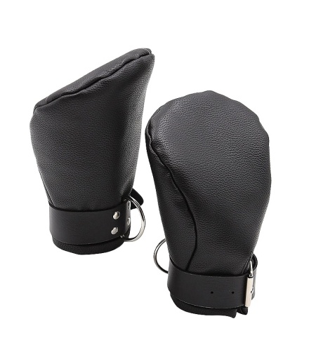 Ouch - Neoprene Lined Fist Mittens - Black photo