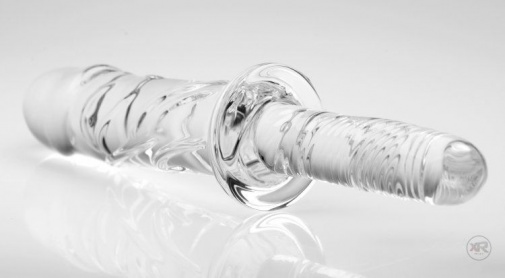 Master Series - Glass Dildo Thuster - Clear photo