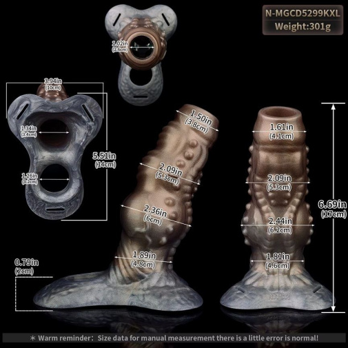 FAAK - Monster Hollow Penis Strap-On M photo