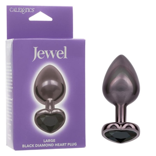 CEN - Jewel Heart Plug L - Black 照片