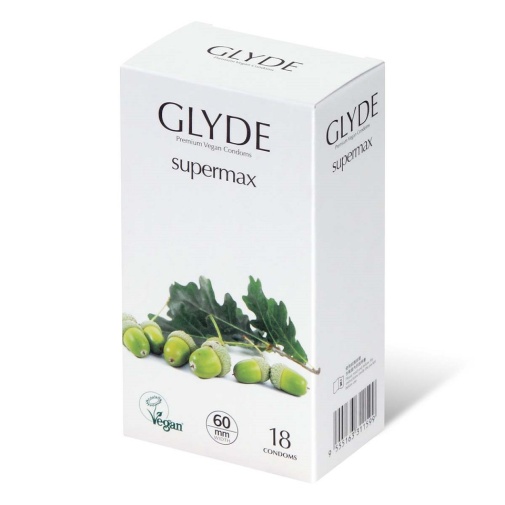 Glyde Vegan - Supermax 加大码 60mm 18 片装  照片