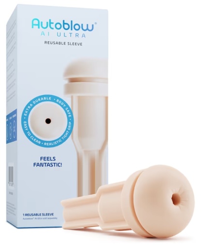 Autoblow - AI Ultra Anus Sleeve - Beige photo