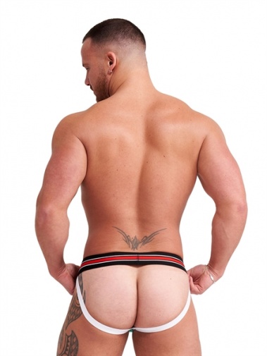 Mister B - Urban Rome Jock Strap - Red/Green - S photo