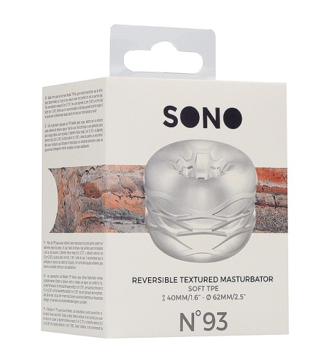 Sono - #93 Reversible Masturbator - Clear photo