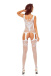 Passion - Bodystocking BS121 - White photo-2
