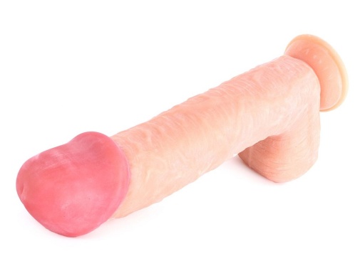 Kiotos - Realistic Dildo 22cm w Balls - Flesh photo