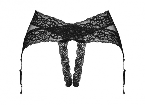 Obsessive - Lacrisia 吊襪帶 - 黑色 - 加細碼/細碼 照片