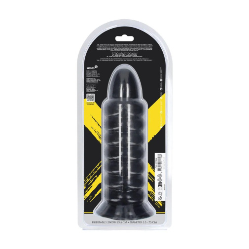 Ouch - Spiral Force Anal Plug - Black photo