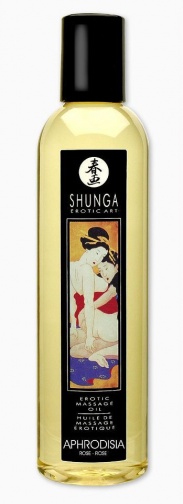 Shunga - 催情玫瑰按摩油 - 250ml 照片