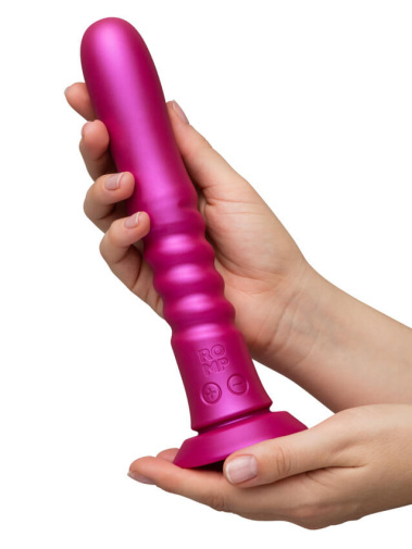 Romp - Jiggle Vibro Thrusting Dildo - Pink photo