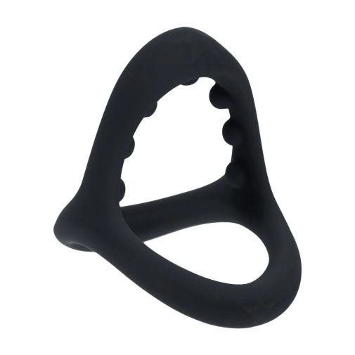 Levelz - Soft Bead Grip Cock Ring - Black 照片