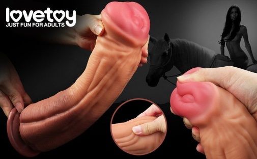 Lovetoy - 12'' Dual Layered King Sized Cock photo