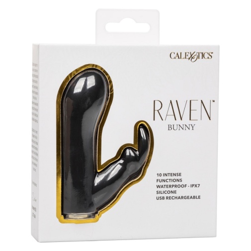 CEN - Raven Bunny Vibrator - Black photo