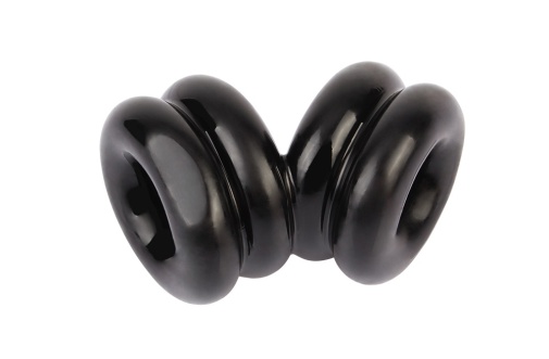 Chisa - Dual Chubby Support Ring - Black photo