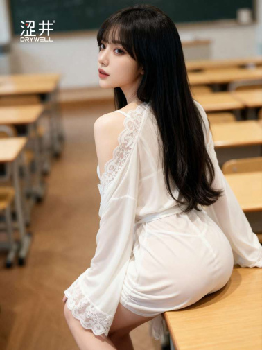 Drywell - Sexy Lace Robe - White 照片