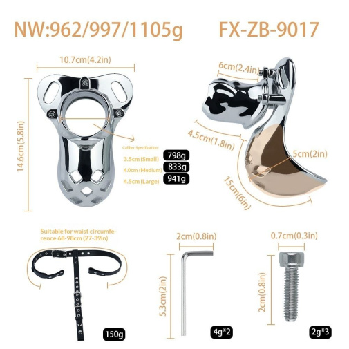 FAAK - Vein Hollow Metal Strap-On M photo