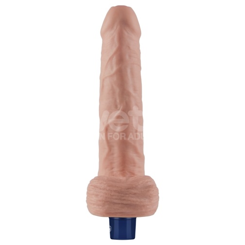 Lovetoy - 9" Real Softee Vibro Dildo - Flesh photo