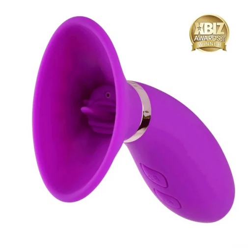 Honey Play Box - Seduction Suction Vibrator - Purple photo