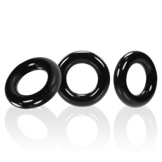 Oxballs - Willy Cockrings 3's Pack - Black 照片