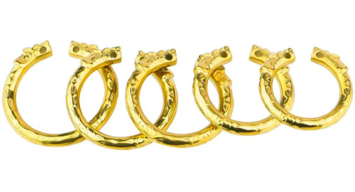 FAAK - Snake Metal Cock Ring 29mm - Gold 照片