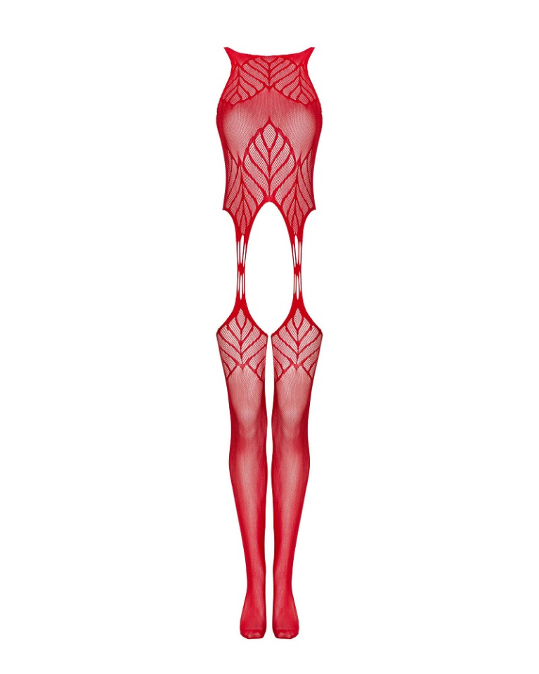 Obsessive - Bodystocking N122 - Red - XL/XXL photo