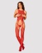 Obsessive - Bodystocking N122 - Red - S/M/L photo-3