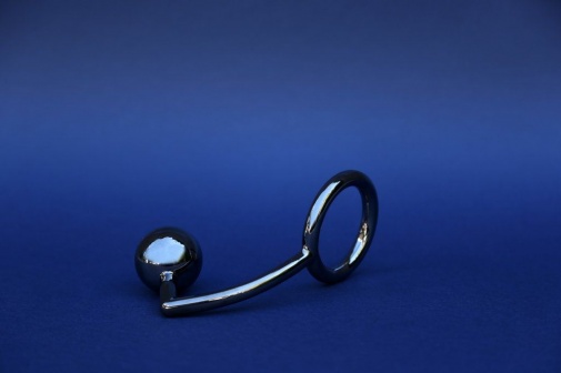 TOF - Steel Cock Ring with Anal Ball photo