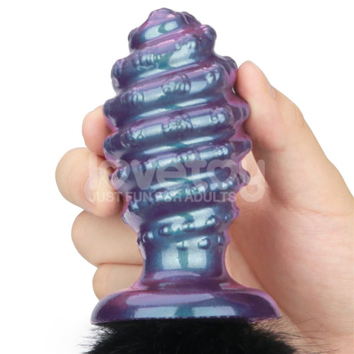Lovetoy - Mysti Tail Anal Plug - Purple  photo
