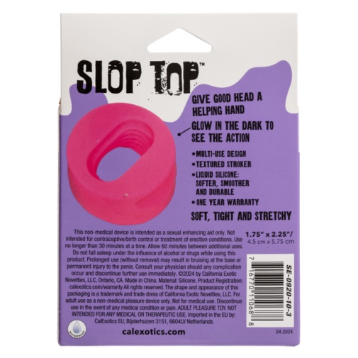 CEN - Slop Top Filthy Glow Stroker - Pink photo