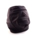 Rouge - Leather Zip Face Mask - Black 照片-3