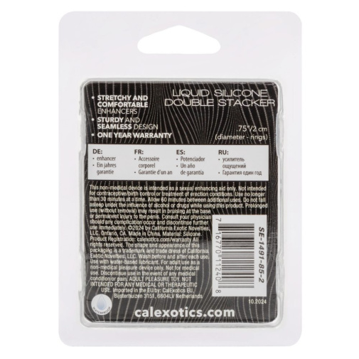 CEN - Alpha Double Stackers 2pcs Set - Liquid Clear 照片