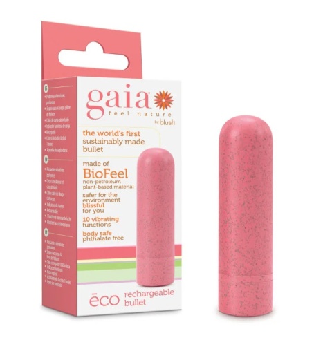 Gaia - Eco Rechargeable Bullet - Coral photo