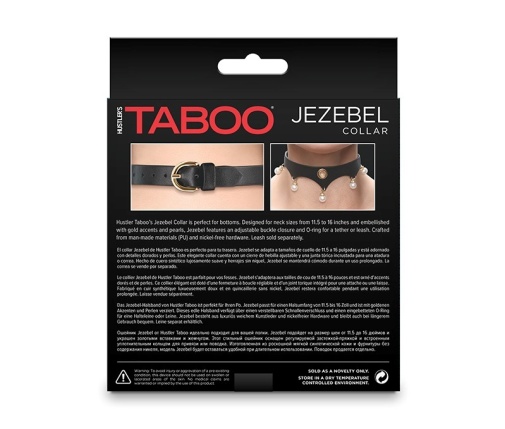 NS Novelties - Taboo Jezebel Collar - Black photo