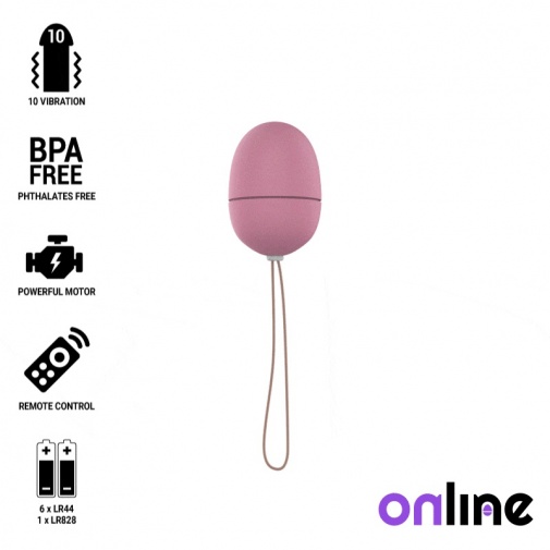 Online - Vibro Egg w Remote S - Pink photo