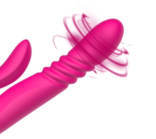 Secwell - Deluxe Thrusting Dual Vibrator - Purple photo