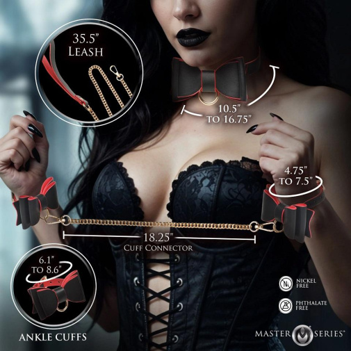 Master Series - Goth Bondage Set - Black 照片
