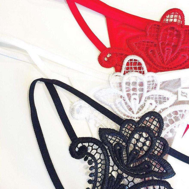 Obsessive - Luiza Thong - White - S/M photo