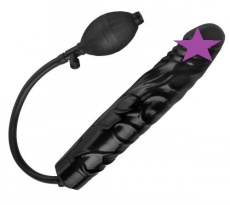 Trinity Vibes - 充气橡胶假阳具 - 黑色 照片