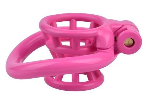 FAAK - Resin Chastity Cage 217 - Pink photo