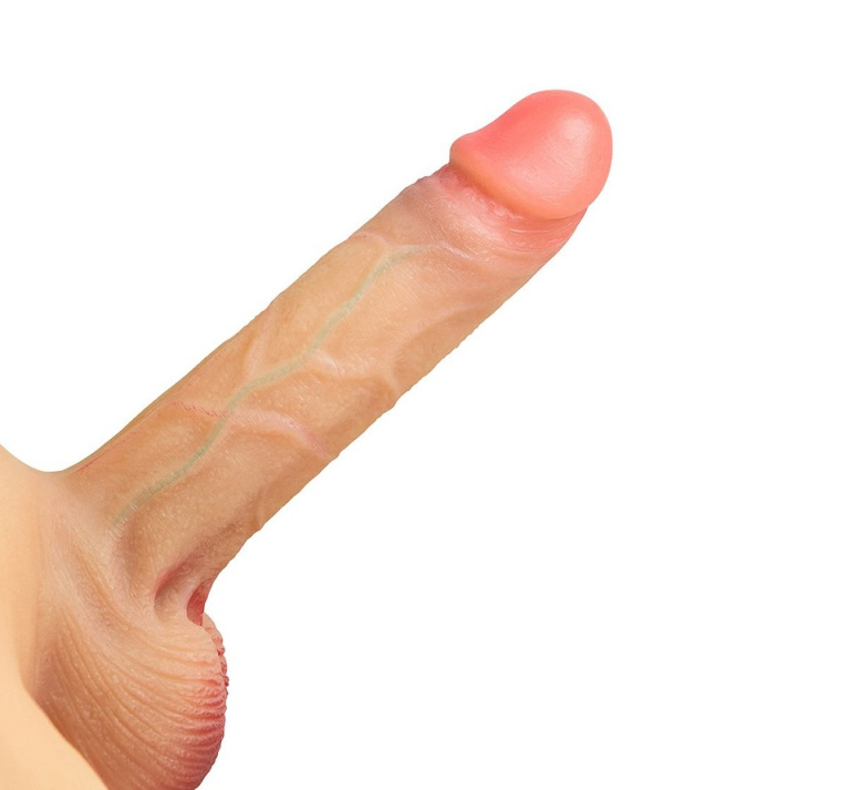 Real Manly - Hollow Realistic Dildo Suit - Flesh - S/M photo