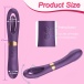 Secwell - Lisa Flicking Dual Vibrator - Purple 照片-8