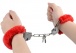 Toynary - SM02 Fuzzy Metal Handcuffs - Red photo-3