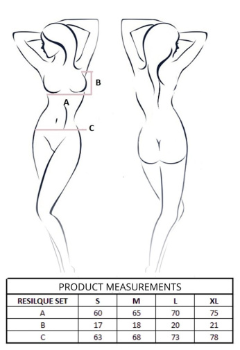 Passion - Resilque Set - Black - M 照片