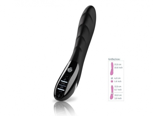 Mystim - Sizzling Simon Estim Vibrator - Black photo