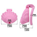FAAK - Shell Resin Chastity Cage - Pink 照片-13