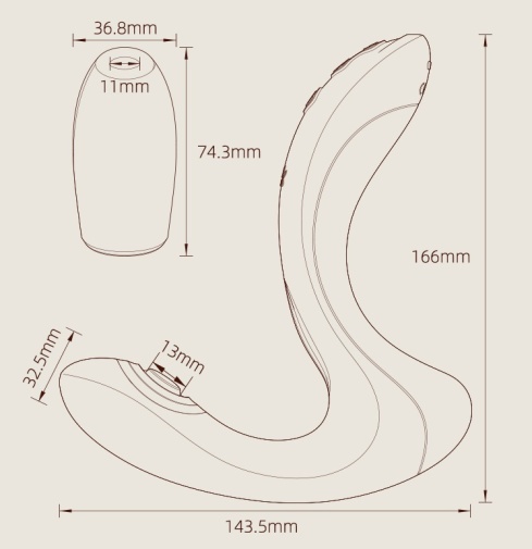 Zalo - Talis G點震動器 - 絲絨紫色 照片