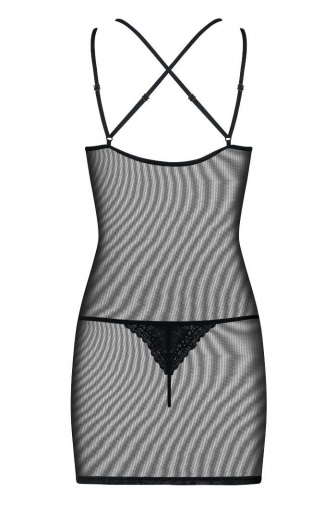 Obsessive - Intensa 連衣裙和丁字褲 - 黑色 - L/XL 照片