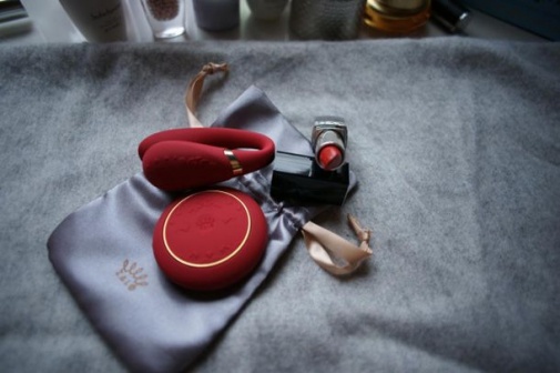 Zalo - Fanfan APP Couple Massager Set - Bright Red photo