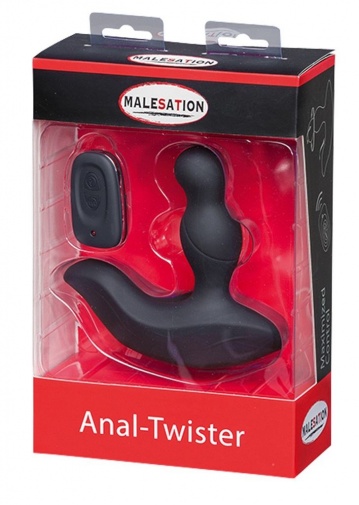 Malesation - Anal Twister Vibro Plug - Black photo